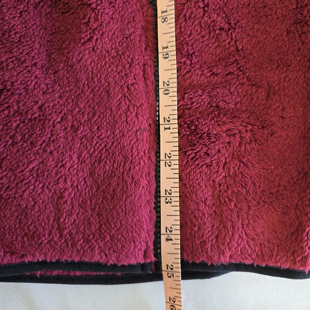 PINK Victoria's Secret Sherpa Teddy Jacket Full Zip Maroon VS Sweater New XL - Picture 16 of 16